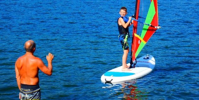 A alegria de Windsurf 
